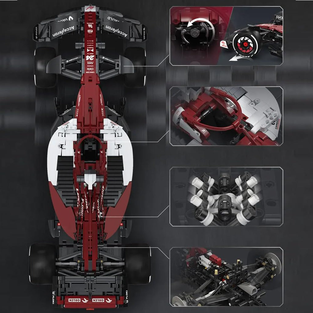 CaDA Alfa Romeo F1 Team Orlen C42 (C64005W) building set - view 8