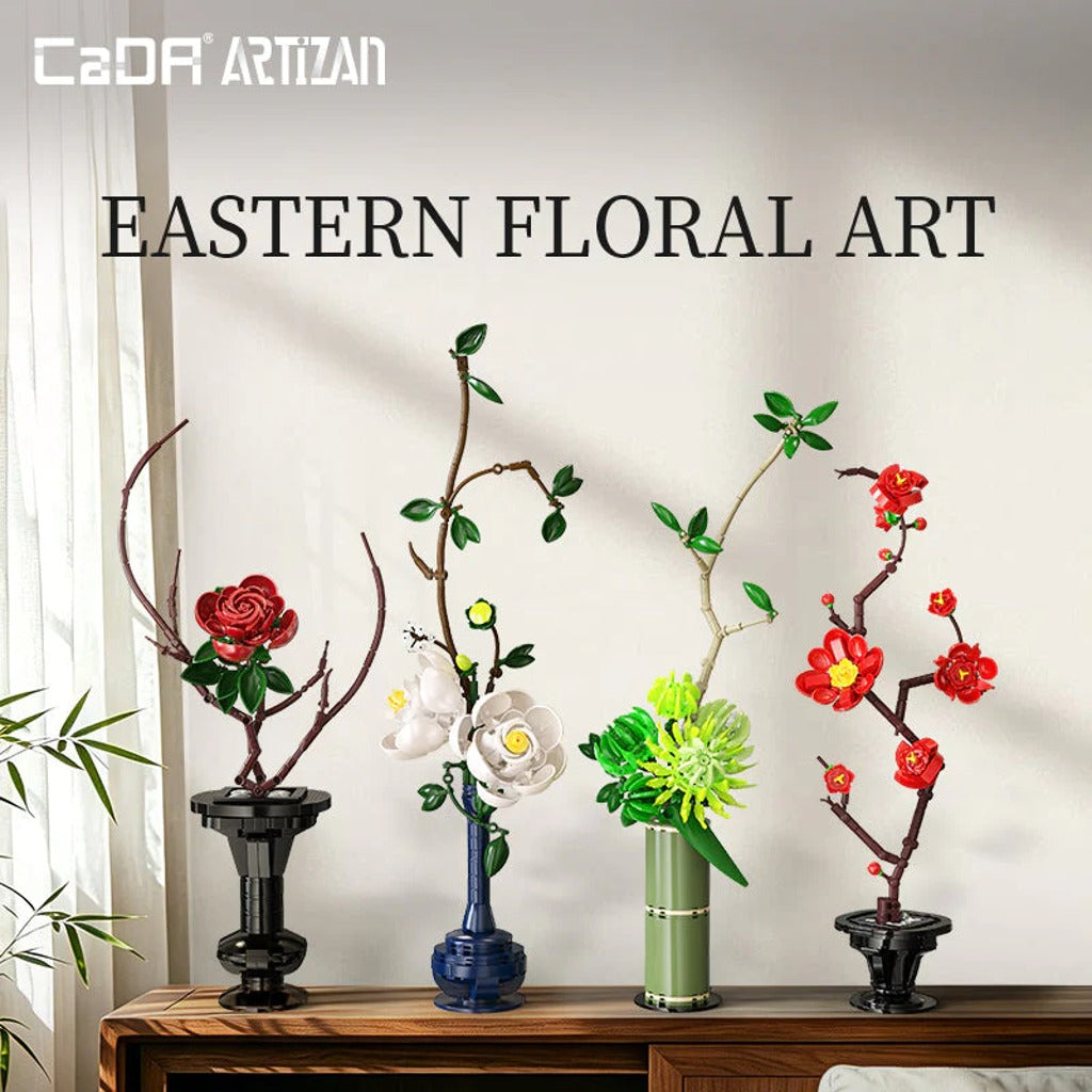 CaDA Artizan Eastern Floral Art (C59035W) building set - view 3