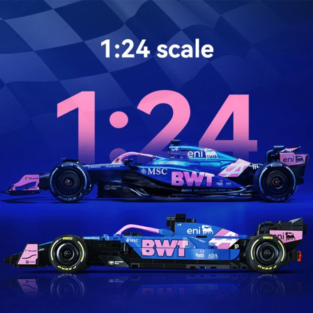 CaDA BWT ALPINE FORMULA ONE A525 (C55024W) building set - view 3
