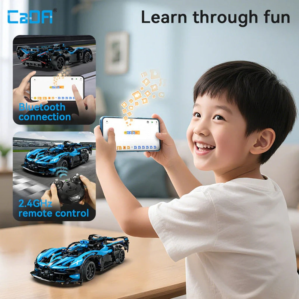 CaDA Bluefire Specter Car (C51302W) building set - view 3