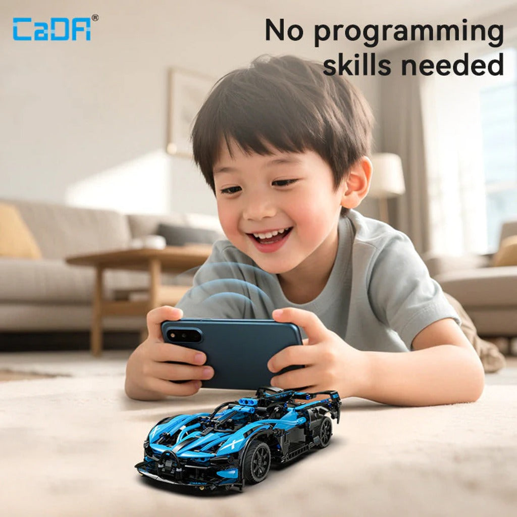 CaDA Bluefire Specter Car (C51302W) building set - view 7