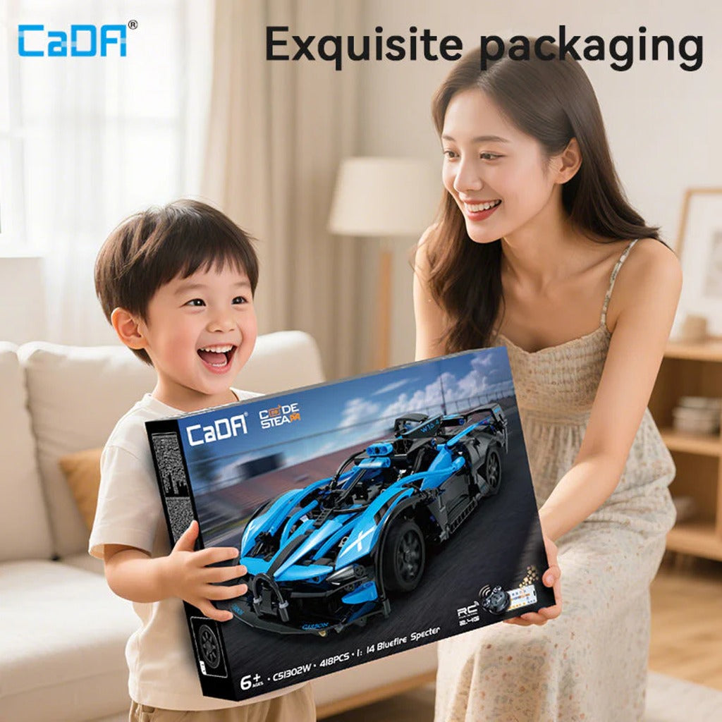CaDA Bluefire Specter Car (C51302W) building set - view 8