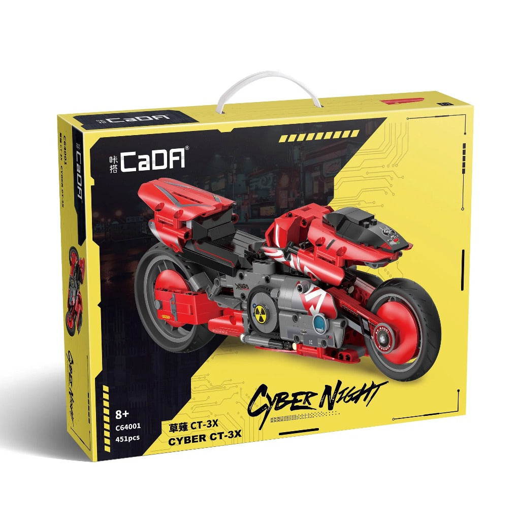 CaDA Cyber CT-3X Motorcycle (C64001W) building set - view 6