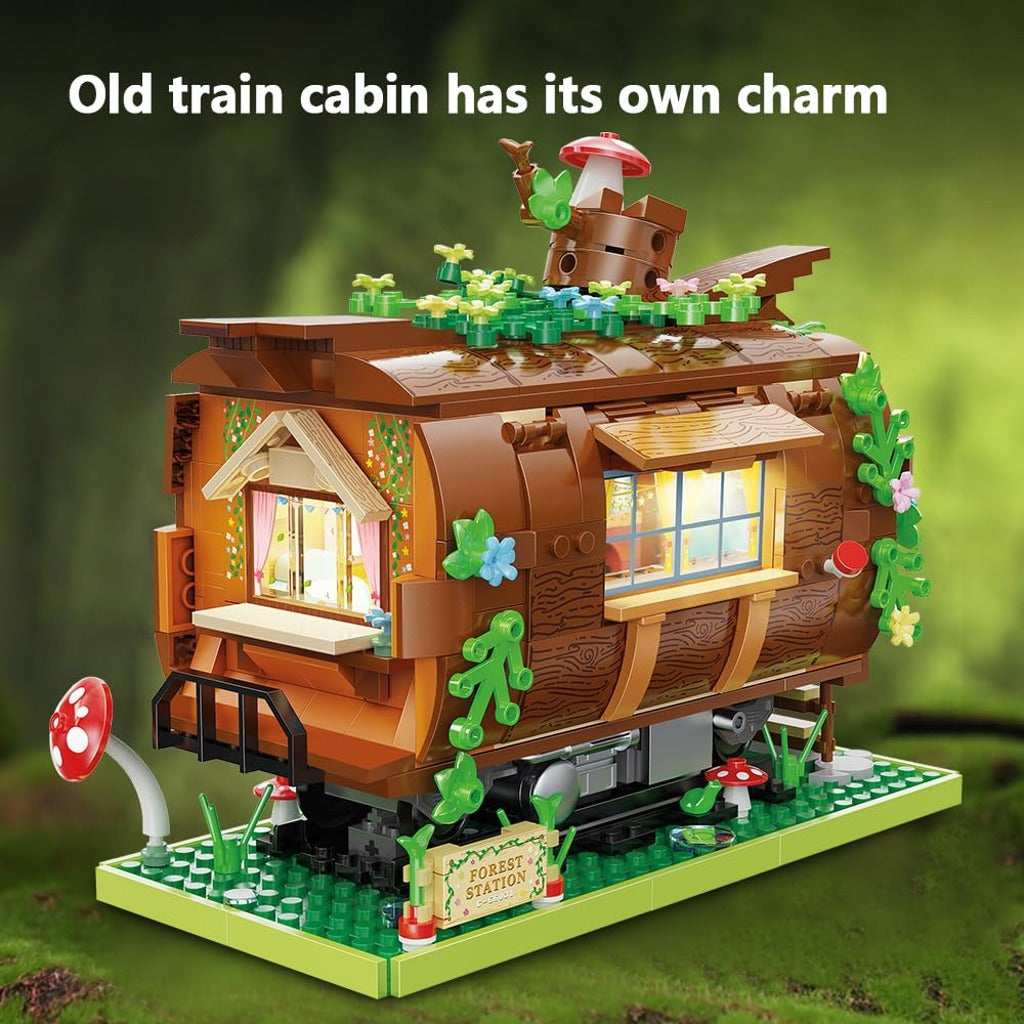 CaDA Forest Train Station (C66031W) building set - view 5