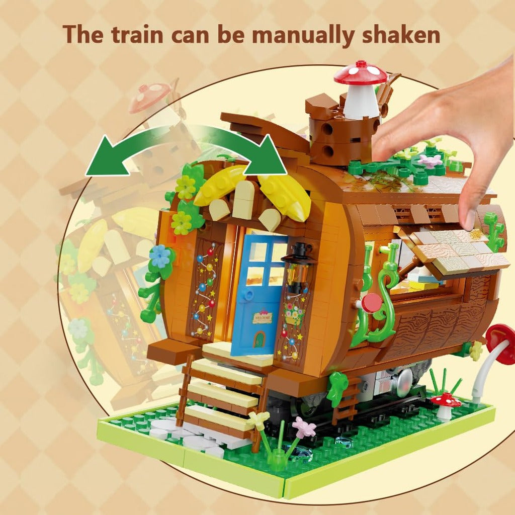 CaDA Forest Train Station (C66031W) building set - view 8