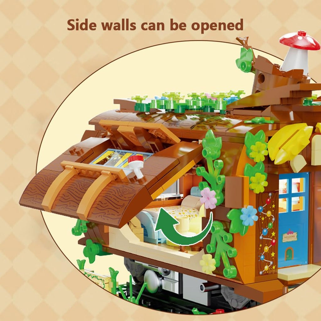 CaDA Forest Train Station (C66031W) building set - view 9