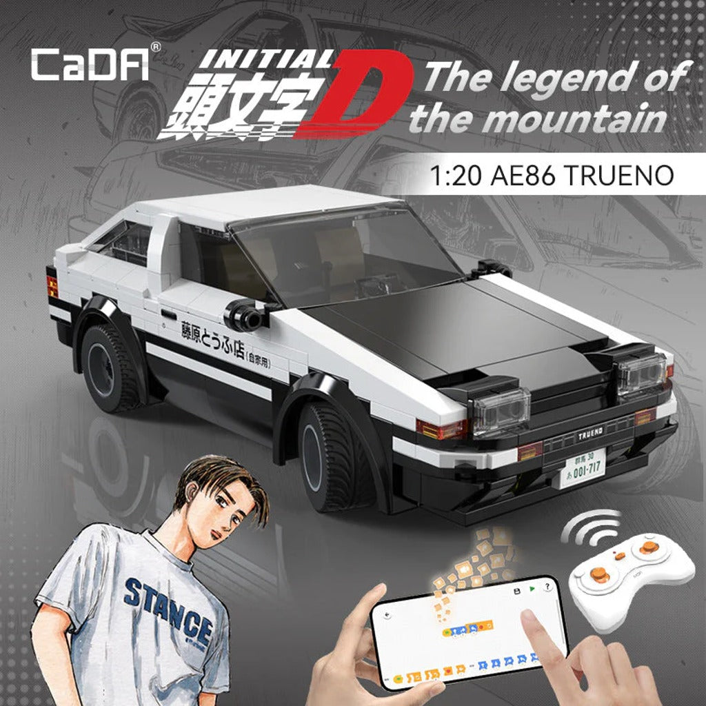 CaDA Initial D AE86 Trueno (C51086W) building set