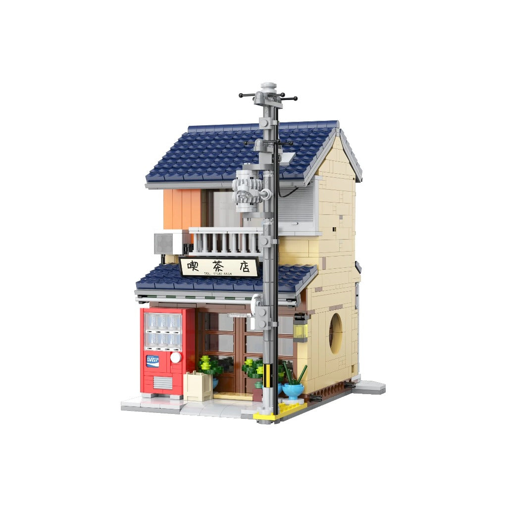 CaDA Japanese Kissaten Shop (C66010W) building set - view 2