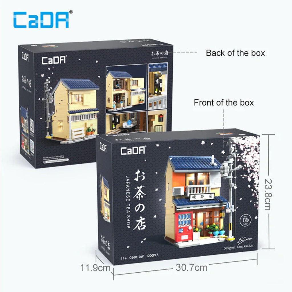 CaDA Japanese Kissaten Shop (C66010W) building set - view 7