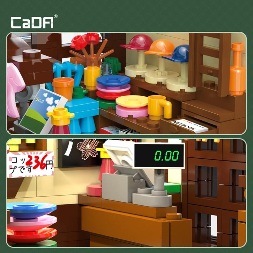 CaDA Japanese Kitty's Grocery (C66015W) building set - view 7