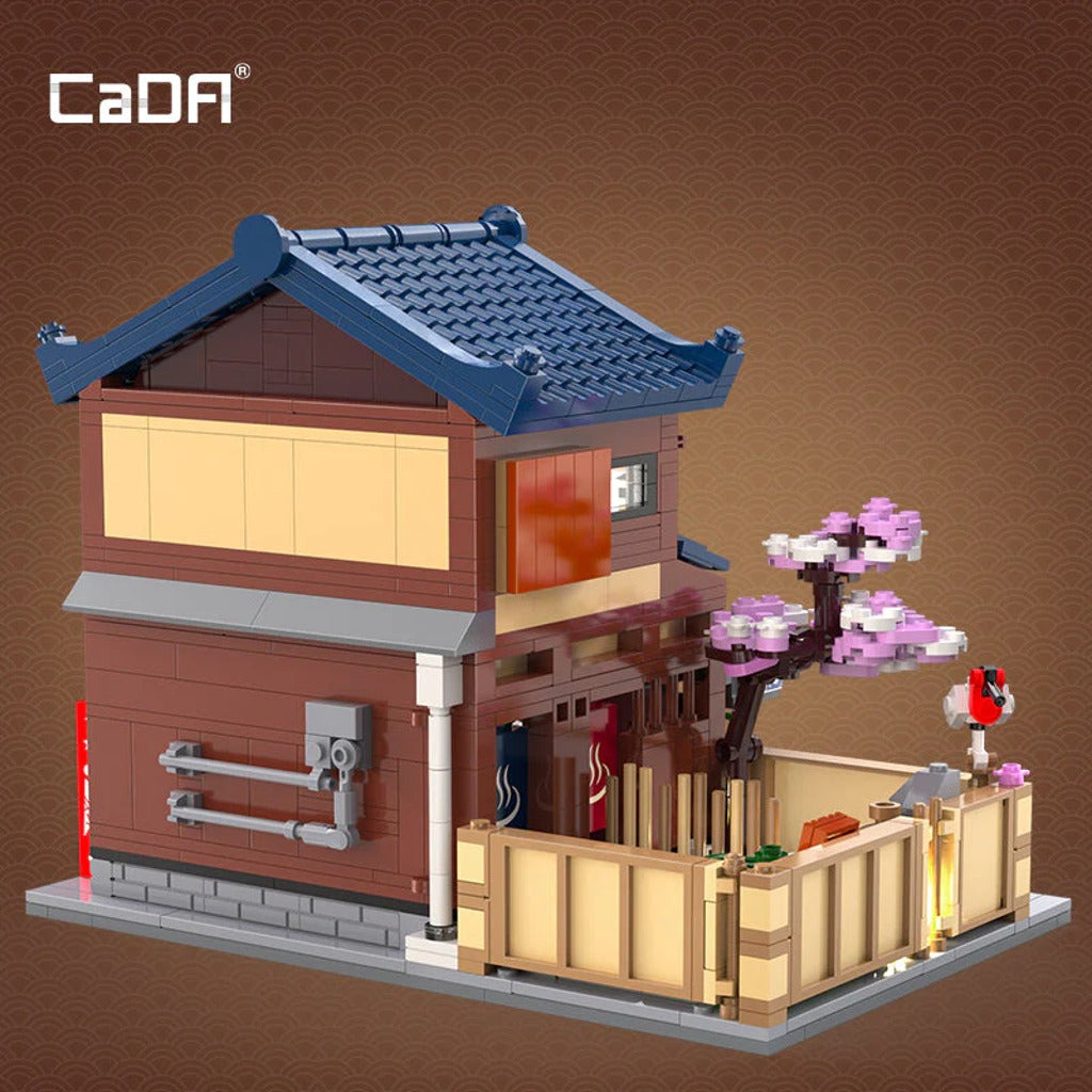 CaDA Japanese Sento Bath House (C66012W) building set - view 6