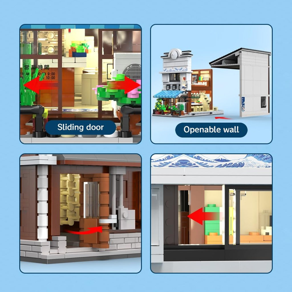 CaDA Japanese Sushi Shop (C66018W) building set - view 8