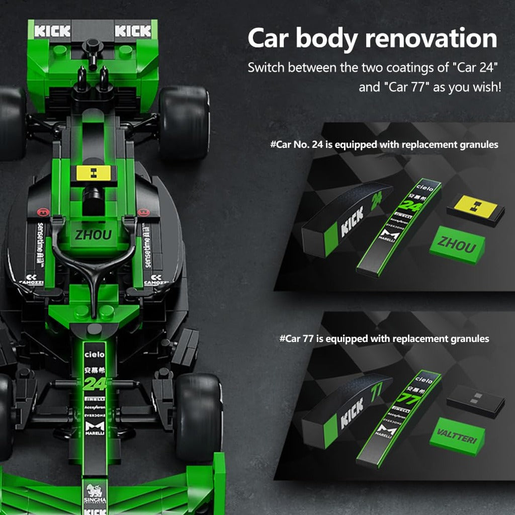 CaDA KICK Sauber F1 Team C44 (C55032W) building set - view 6
