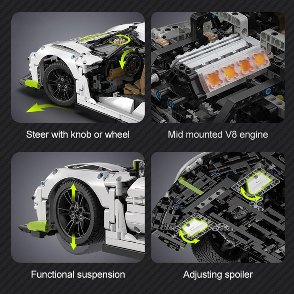 CaDA Koenigsegg Fantasma (C61048W) building set - view 6