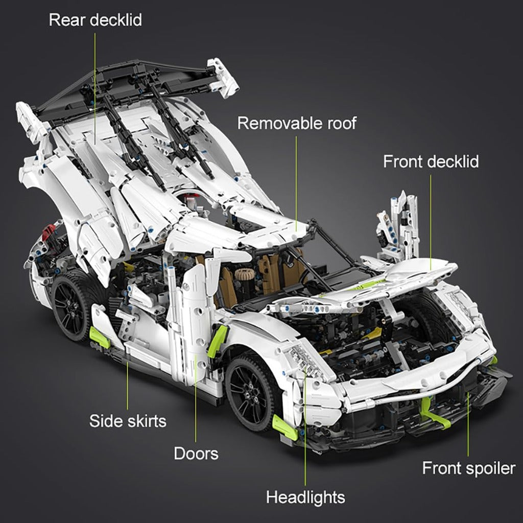 CaDA Koenigsegg Fantasma (C61048W) building set - view 9