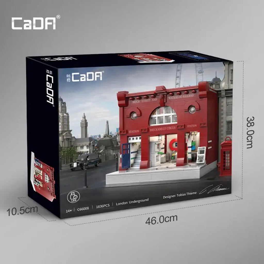 CaDA London Underground Station (C66008W) building set - view 7