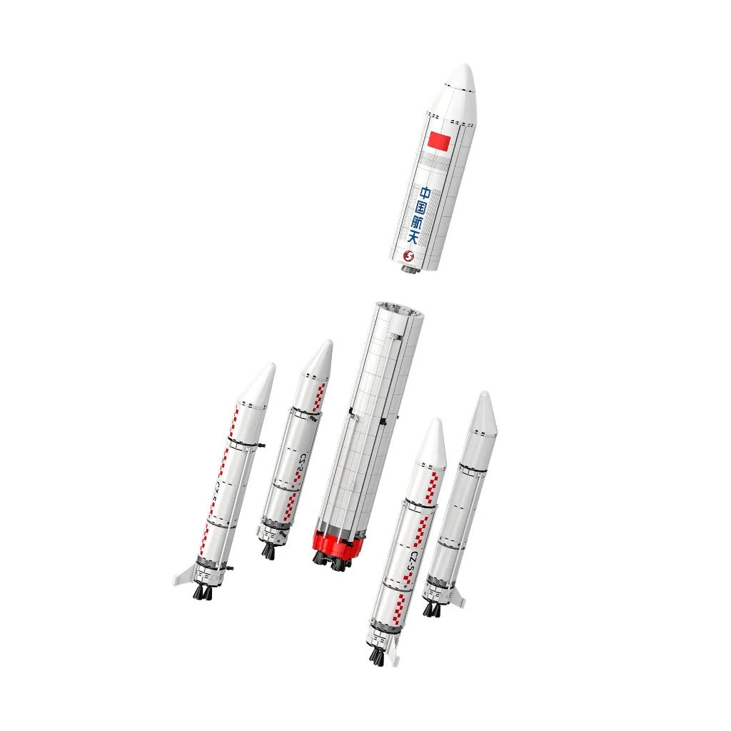 CaDA Long March 5 Launch Vehicle (C56032W) building set - view 4