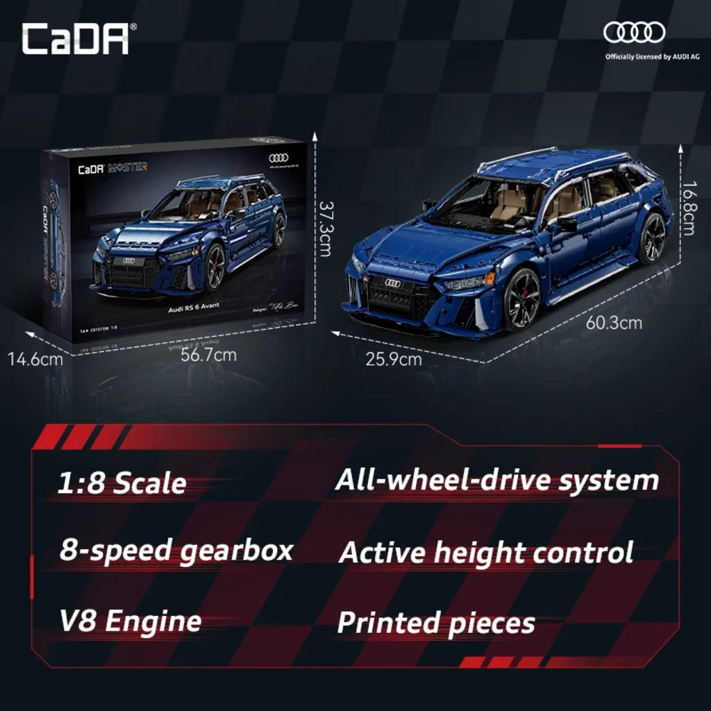 CaDA Master Audi RS6 Avant (C61515W) building set - view 5