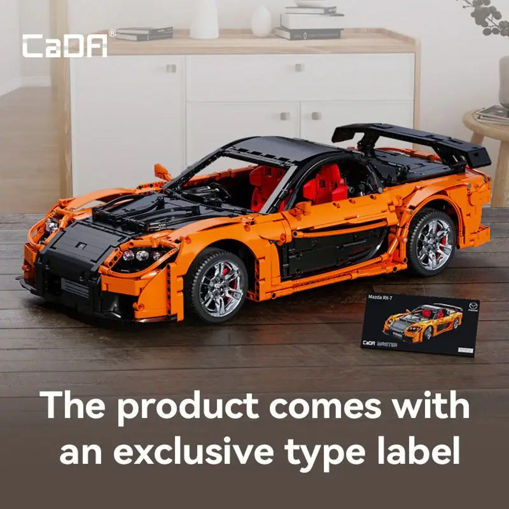 CaDA Mazda RX7 (C61502W) building set - view 8