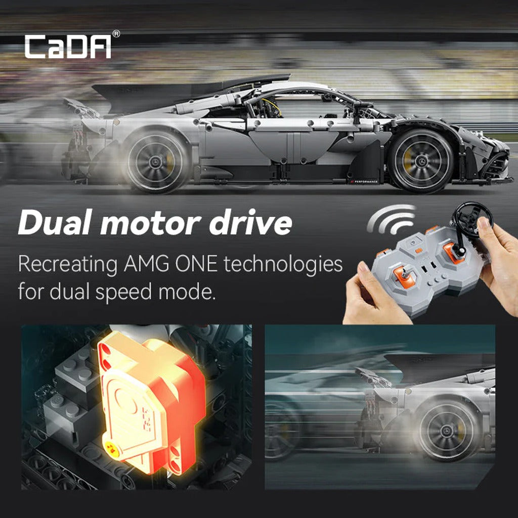 CaDA Mercedes-AMG ONE (C61503W) building set - view 8