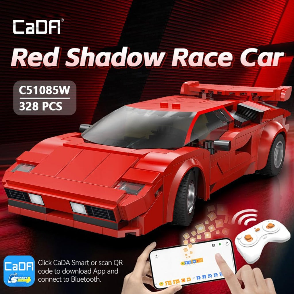 CaDA Red Shadow Race Car (C51085W) building set - view 2