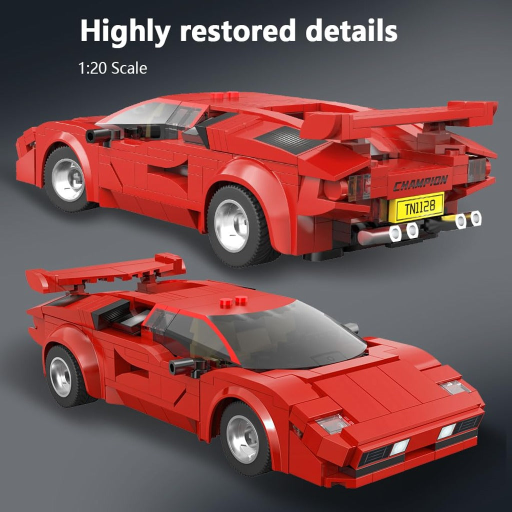 CaDA Red Shadow Race Car (C51085W) building set - view 4