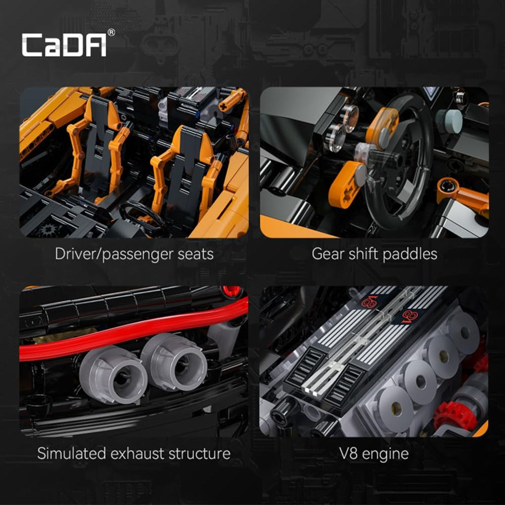 CaDA Smiling Assassin Sprint 1:10 (C61513W) building set - view 9