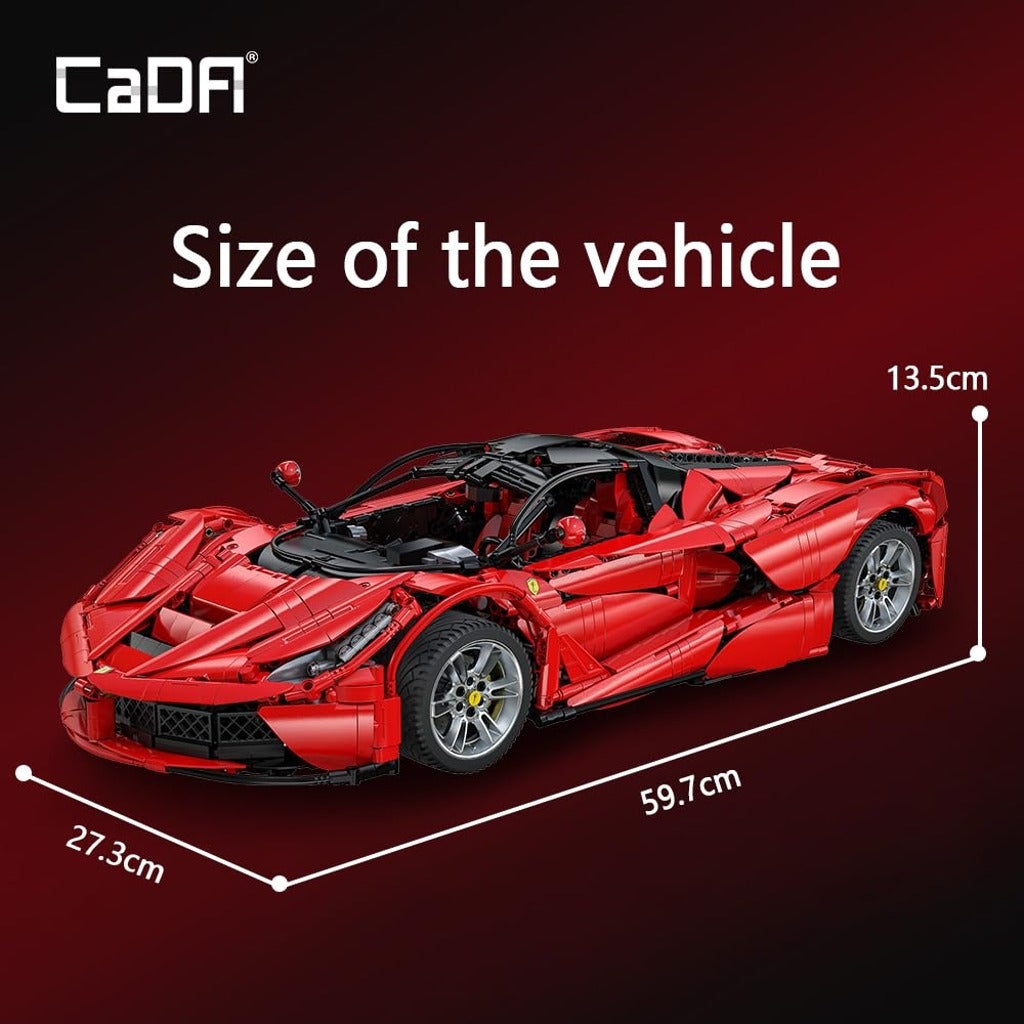 CaDA Viva Hypercar (C61505W) building set - view 3