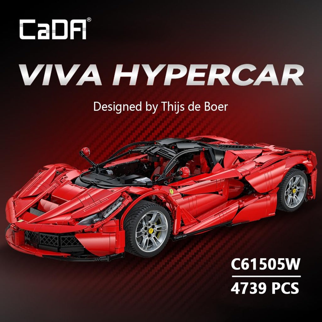 CaDA Viva Hypercar (C61505W) building set - view 2