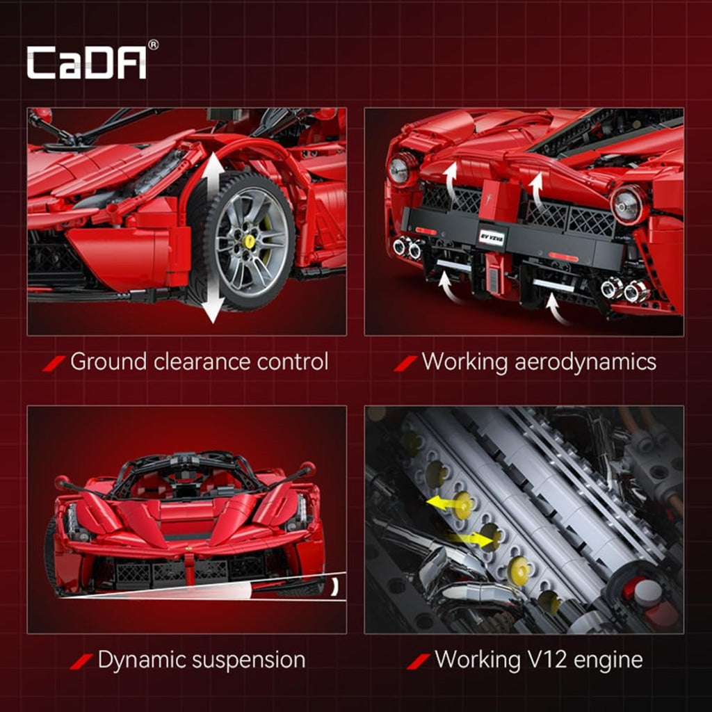 CaDA Viva Hypercar (C61505W) building set - view 7