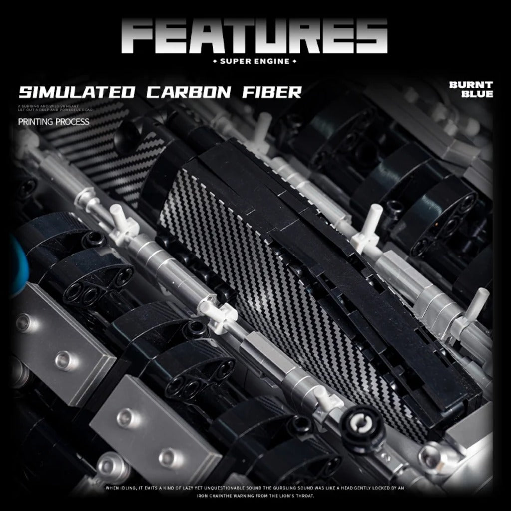 EiKee Piston V8 Engine (Y15002) building set - view 11