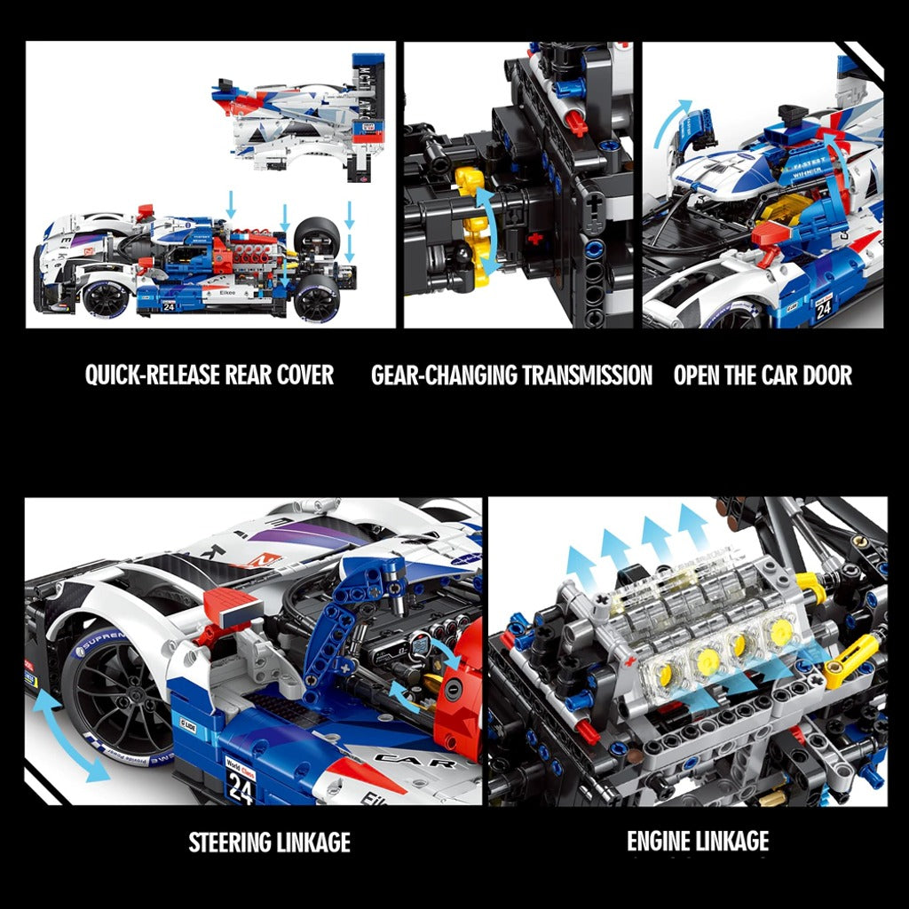 EiKee Le Mans M Hybrid V8 (Y18082) building set - view 4