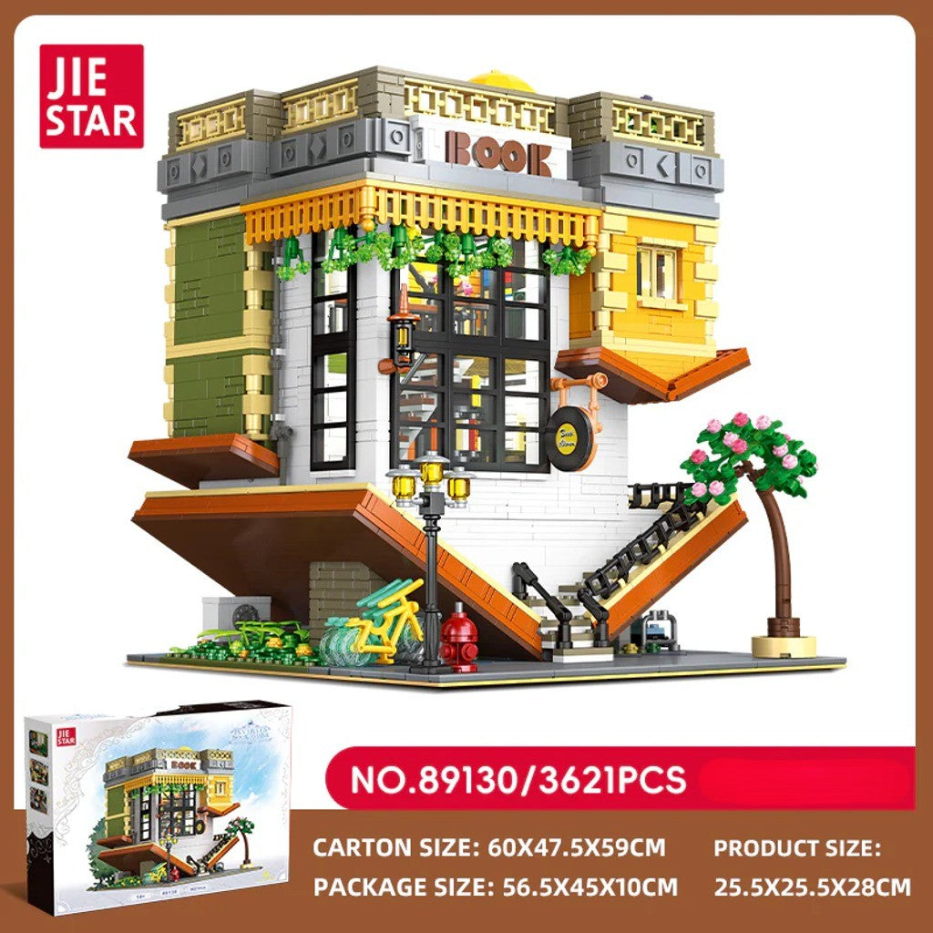 JIESTAR Inverted Bookstore (89130) building set - view 6