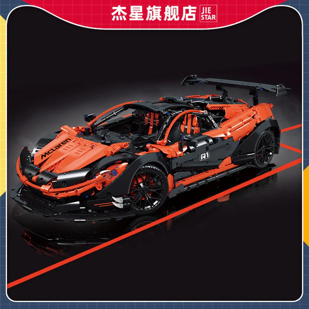 JIESTAR McLaren P1 Hypercar Orange Edition (91104) building set - view 2