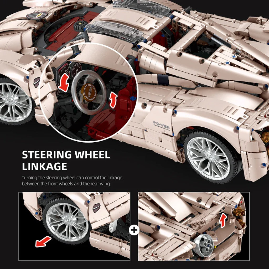 JIESTAR Pagani Utopia (JJ9210) building set - view 5