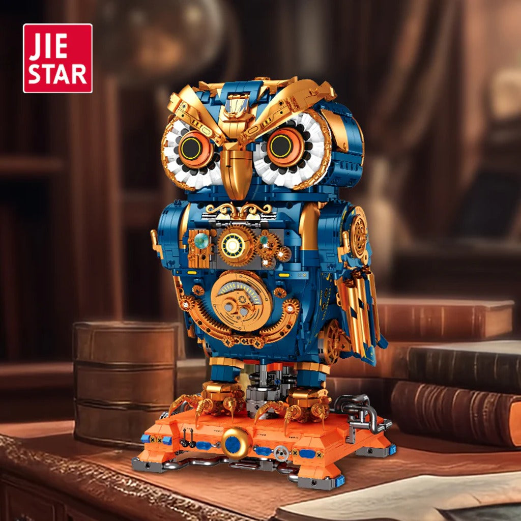 JIESTAR Steampunk Owl (JJ9171) building set - view 2