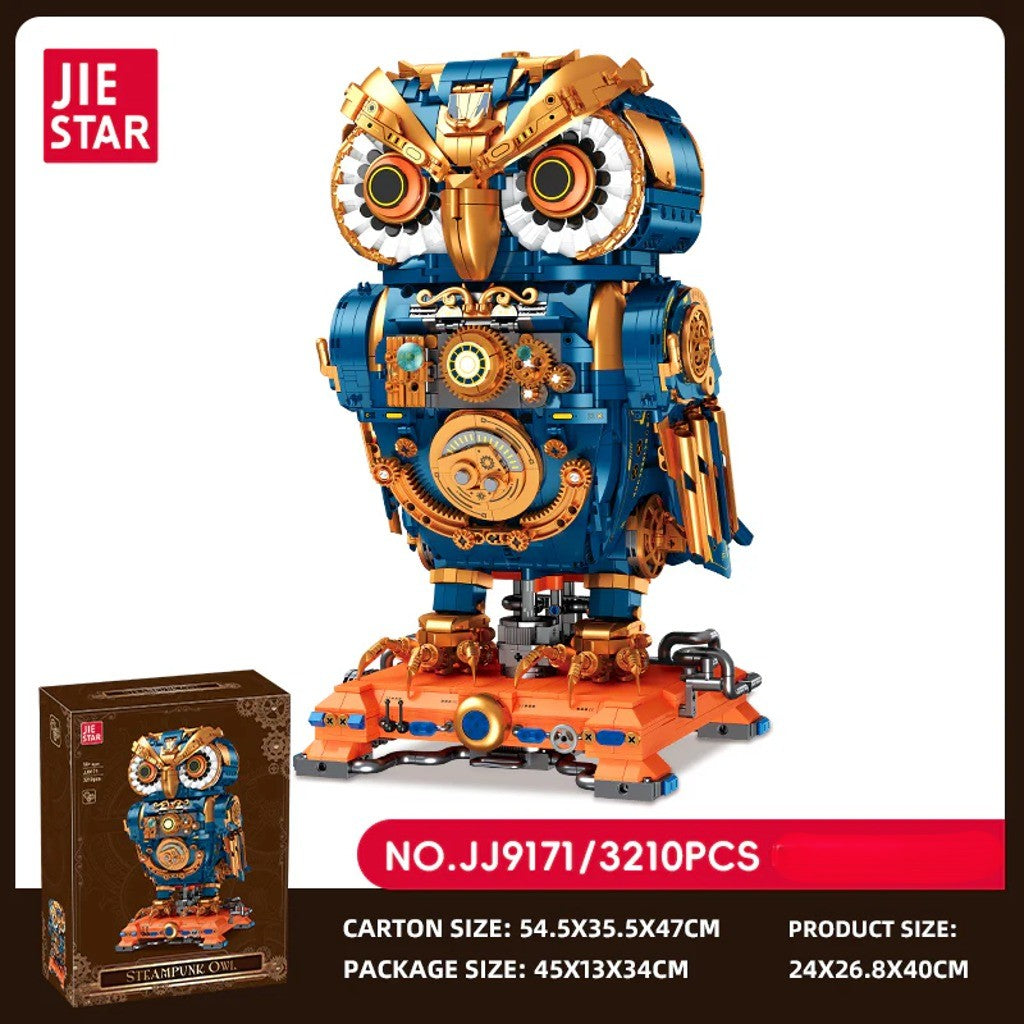 JIESTAR Steampunk Owl (JJ9171) building set - view 6