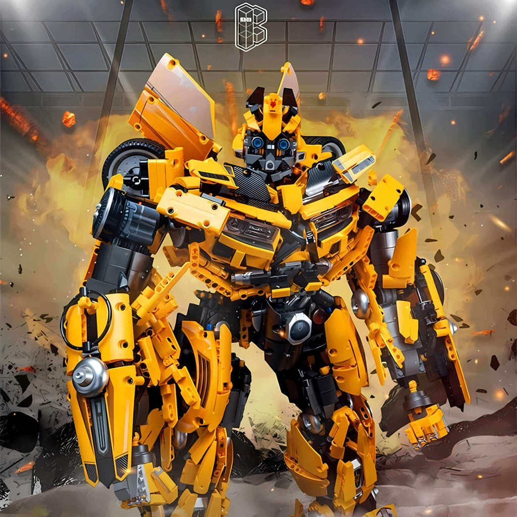 KBOX DJ-Rambo Man Bumblebee Robot (V5007) building set - view 3