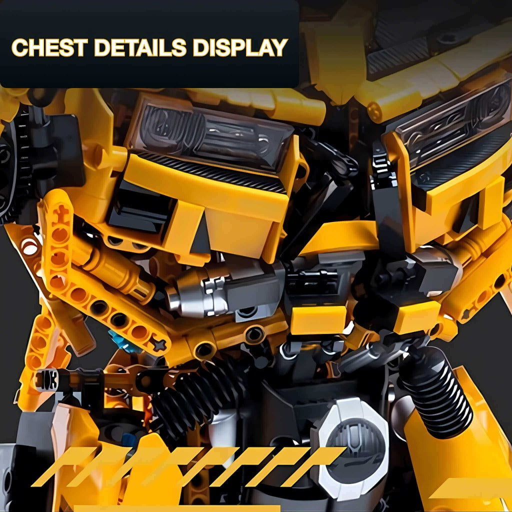 KBOX DJ-Rambo Man Bumblebee Robot (V5007) building set - view 4