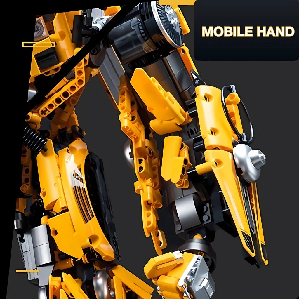 KBOX DJ-Rambo Man Bumblebee Robot (V5007) building set - view 6
