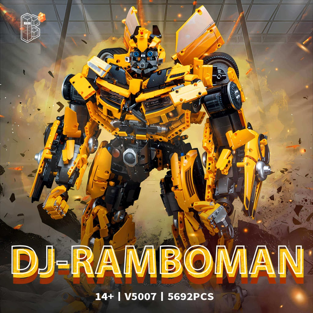 KBOX DJ-Rambo Man Bumblebee Robot (V5007) building set