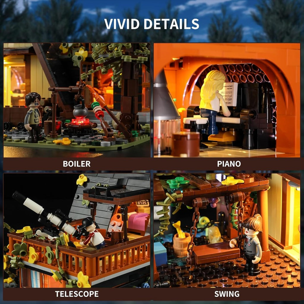Lumibricks A-Frame Cabin (F9013) building set - view 5