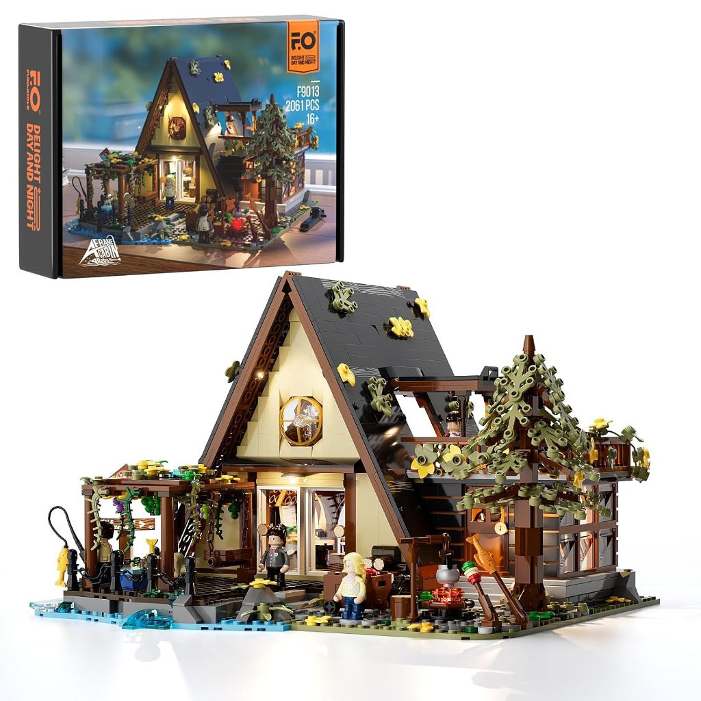 Lumibricks A-Frame Cabin (F9013) building set