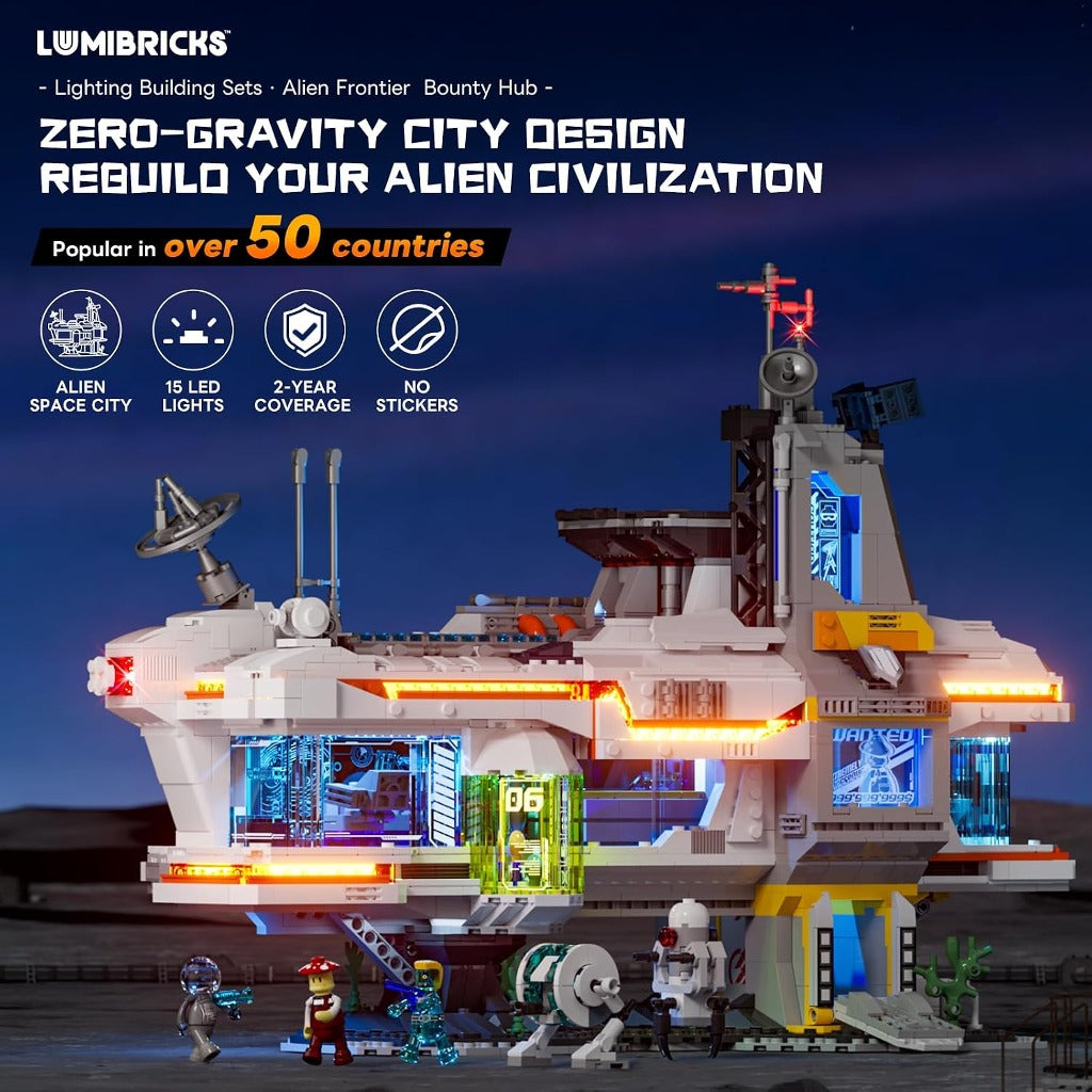 Lumibricks Alien Frontier: Bounty Hub (20007) building set - view 2