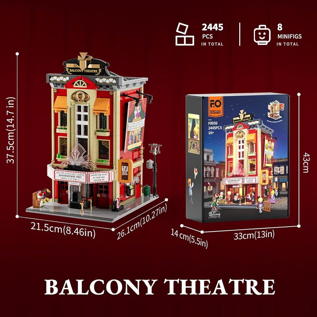 Lumibricks Balcony Theatre (F9056) building set - view 3