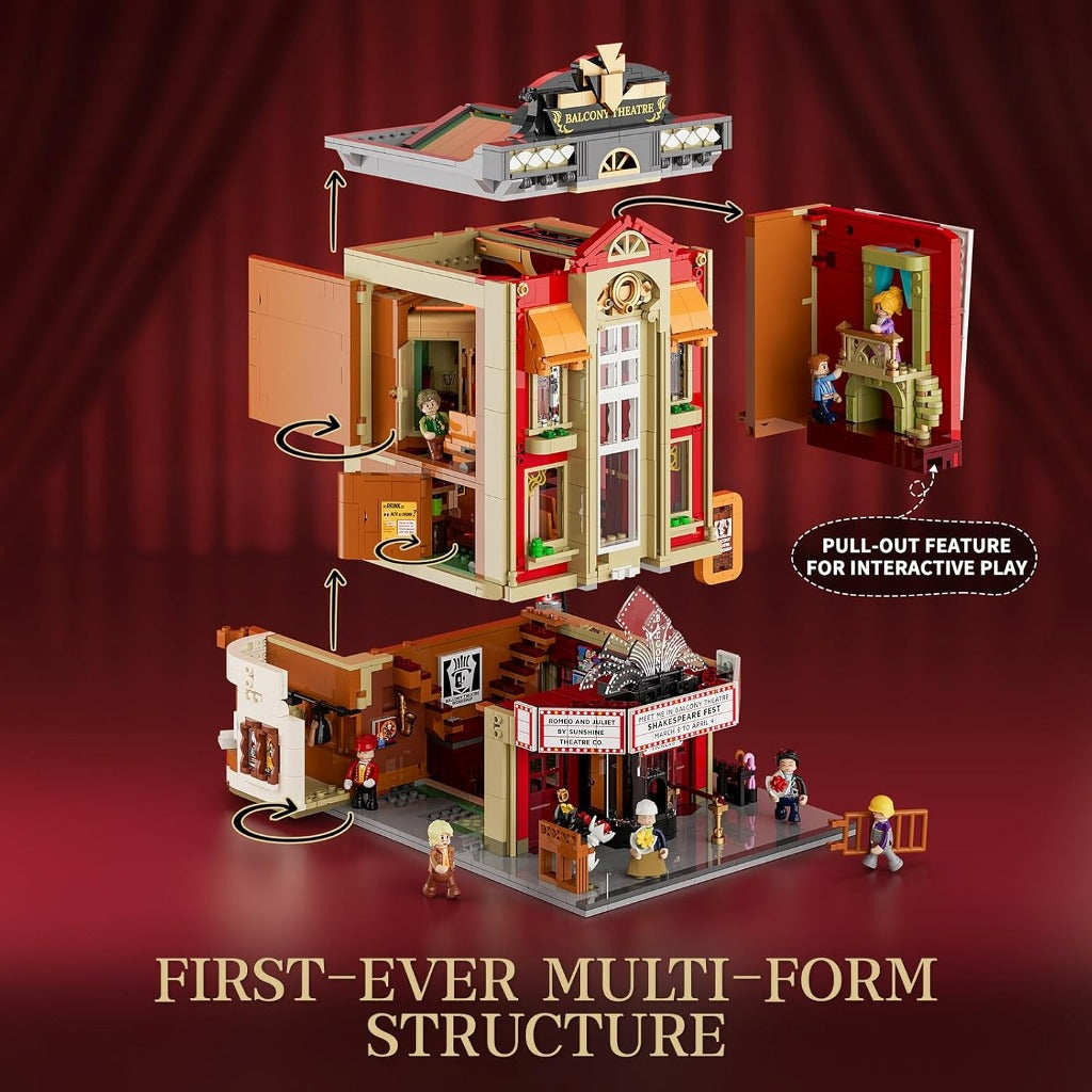 Lumibricks Balcony Theatre (F9056) building set - view 4
