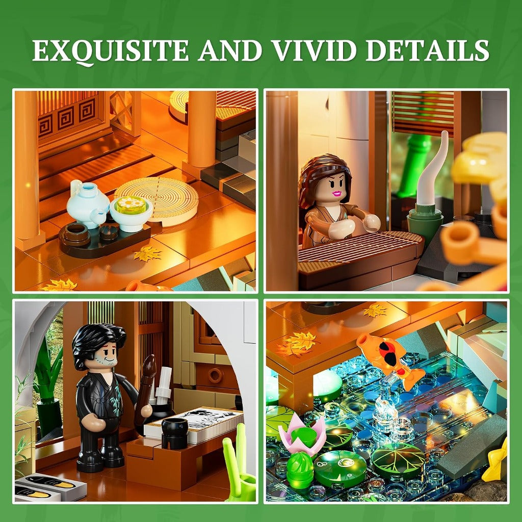 Lumibricks Bamboo House (L9075) building set - view 5