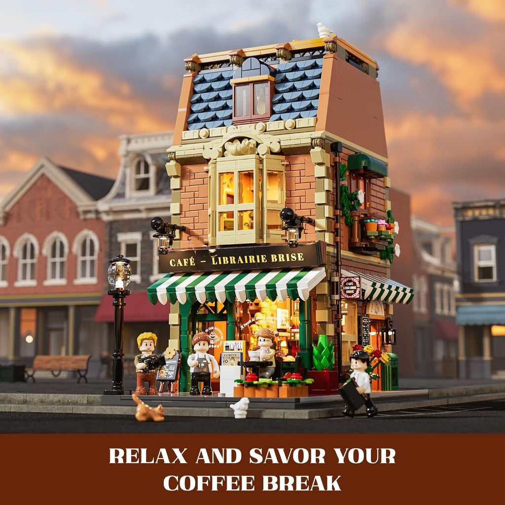 Lumibricks Book-Cafe (F9031) building set - view 5