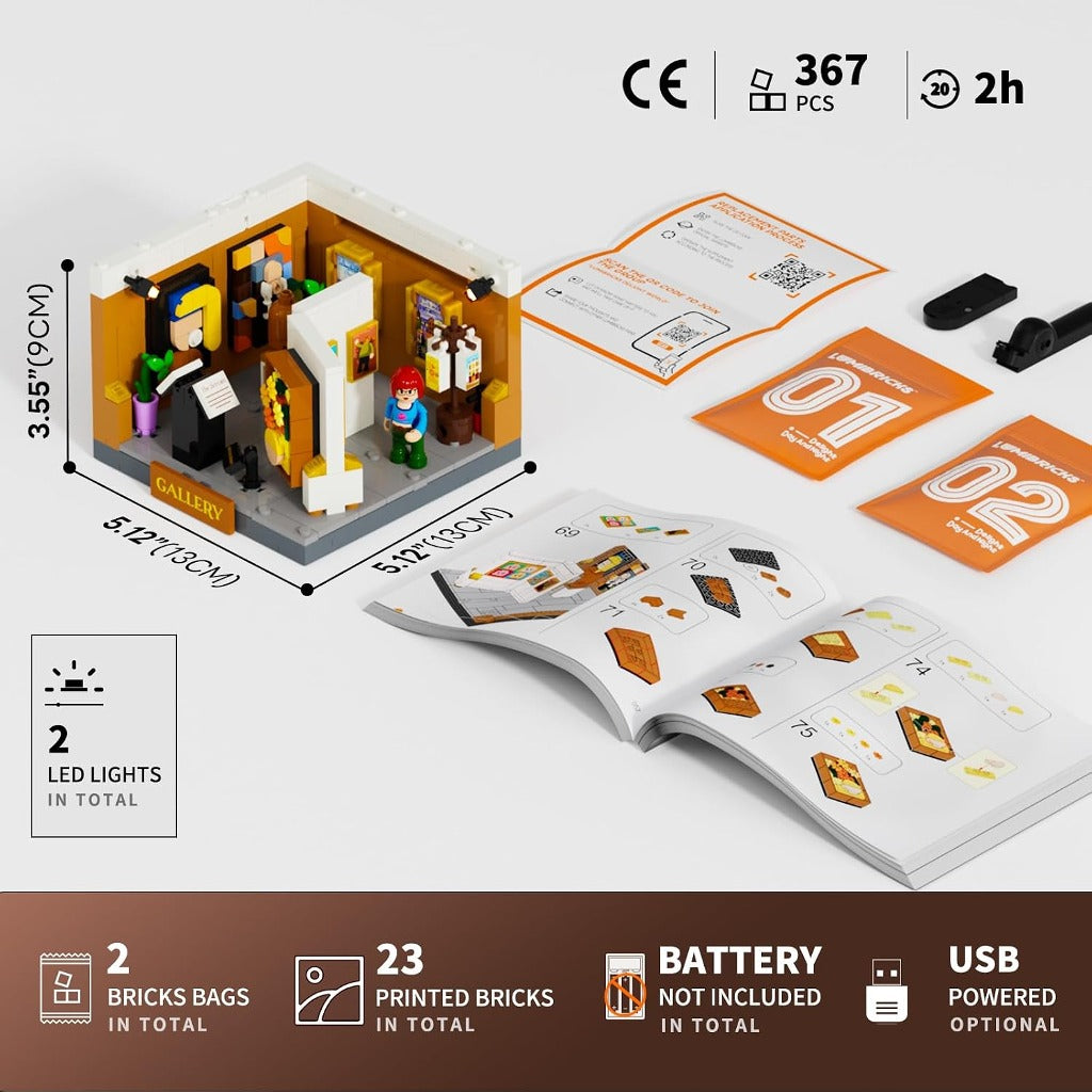 Lumibricks Brick Art Gallery Box (15019) building set - view 3