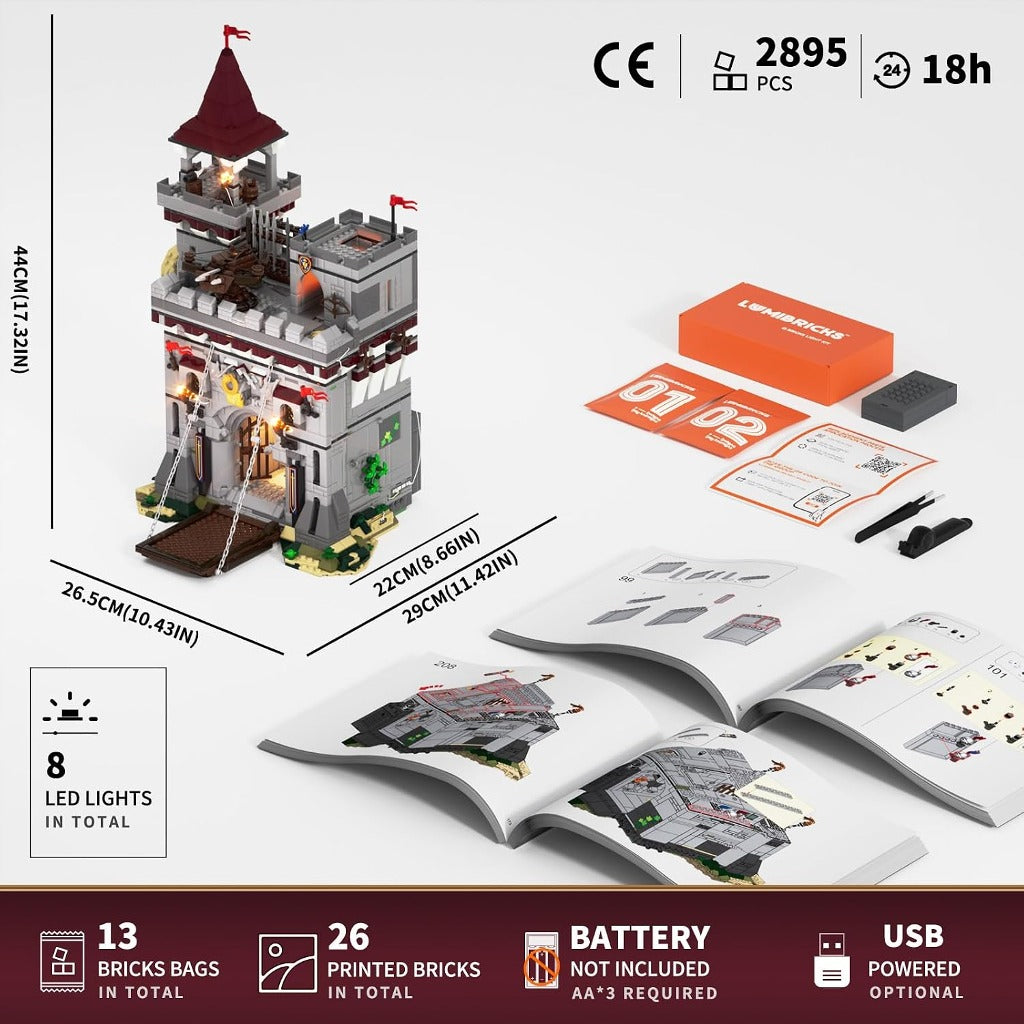 Lumibricks Castle Armory (12011) building set - view 2